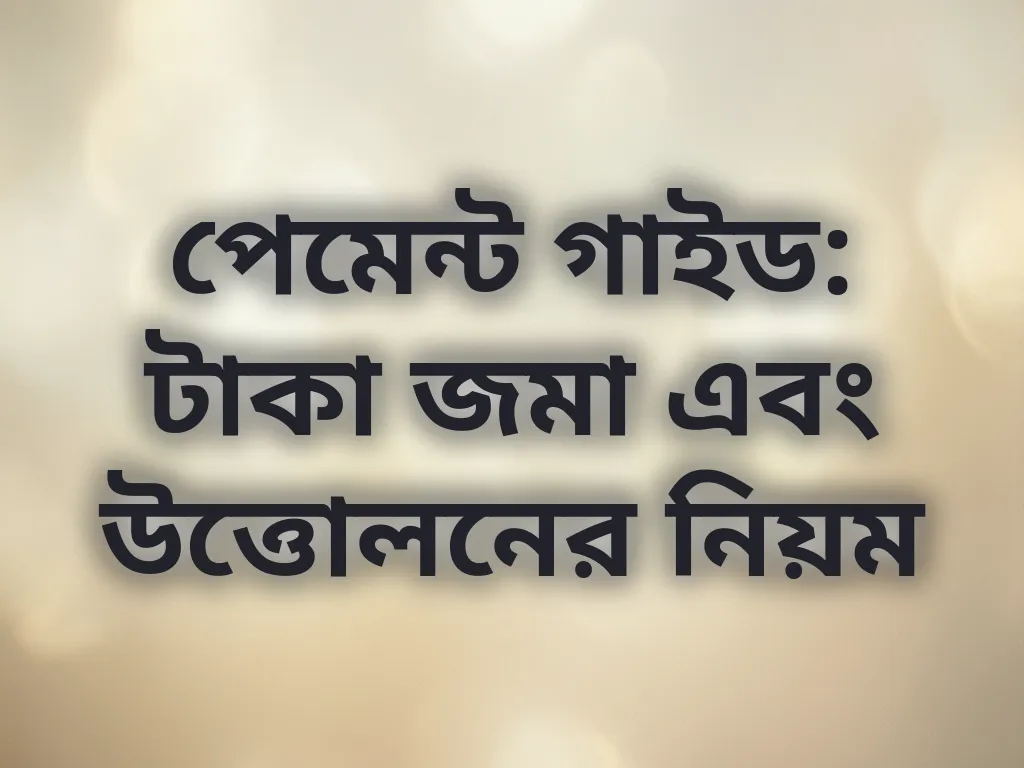 পেমেন্ট গাইড